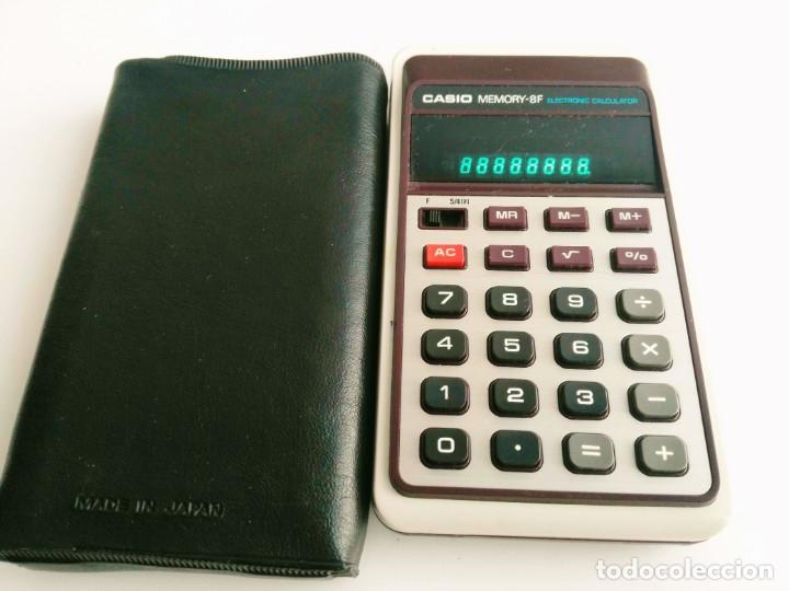Vintage: ANTIGUA CALCULADORA CASIO MEMORY 8F - Foto 1