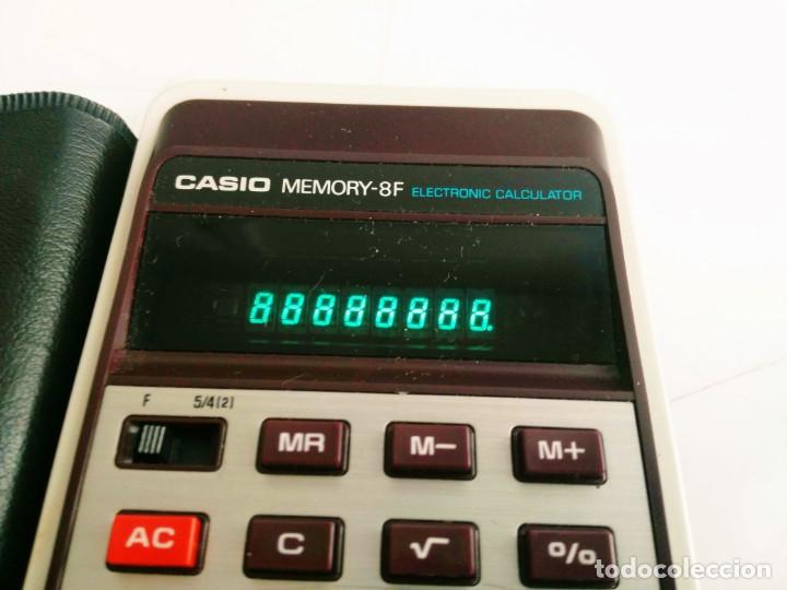 Vintage: ANTIGUA CALCULADORA CASIO MEMORY 8F - Foto 2