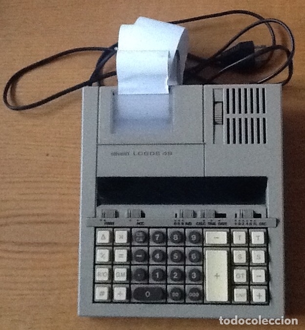 Vintage: Calculadora electr&oacute;nica Olivetti Logos 49. En funcionamiento - Foto 1