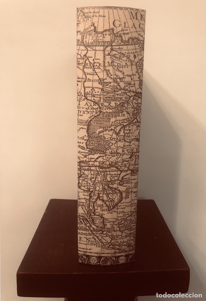 Vintage: CAJA CON FORMA DE LIBRO ATLAS DE MAPAS - Foto 5