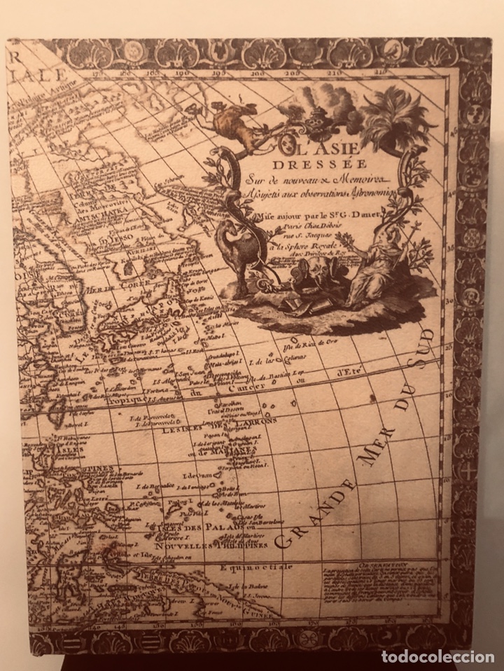 Vintage: CAJA CON FORMA DE LIBRO ATLAS DE MAPAS - Foto 6