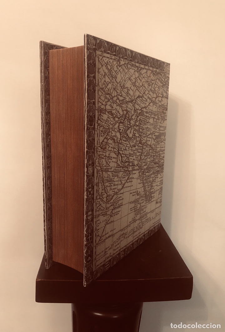 Vintage: CAJA CON FORMA DE LIBRO ATLAS DE MAPAS - Foto 12