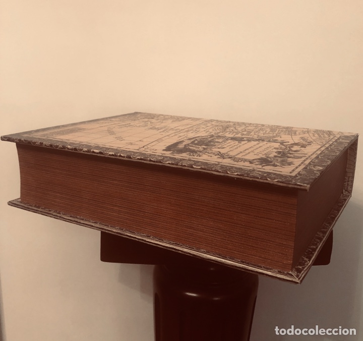 Vintage: CAJA CON FORMA DE LIBRO ATLAS DE MAPAS - Foto 21