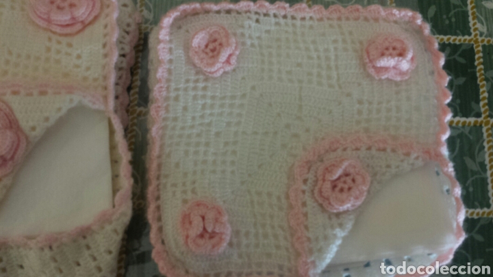 Vintage: Servilleteros ganchillo crochet - Foto 2
