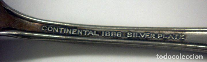 Vintage: 3 cucharas continental silver plate 1886 - Foto 4