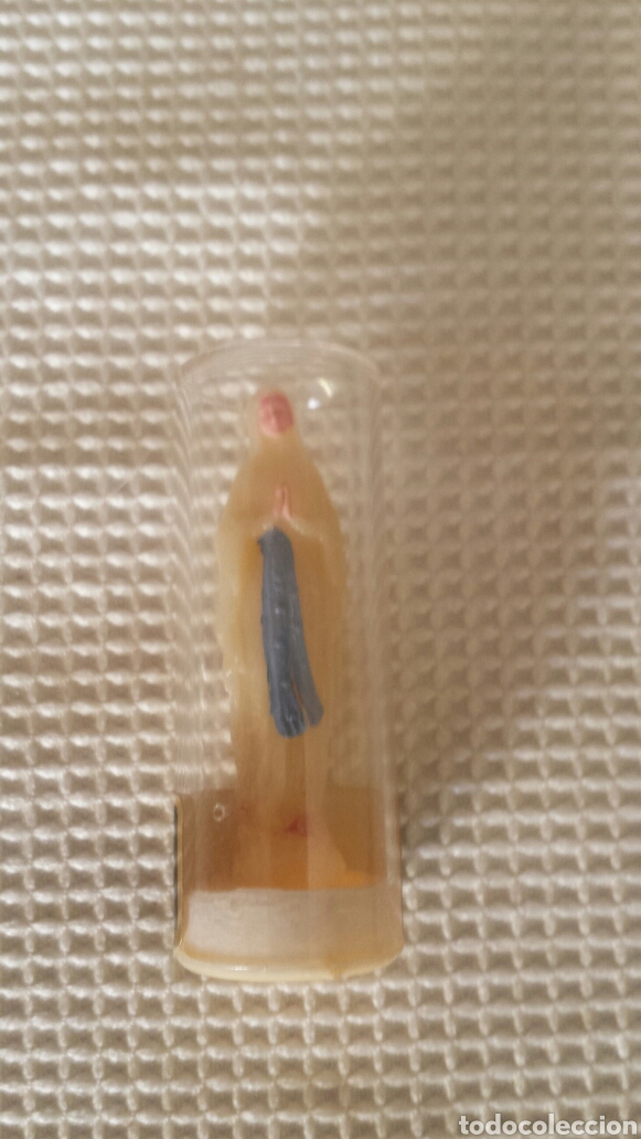 Vintage: Miniatura de la Virgen de Lourdes - Foto 3