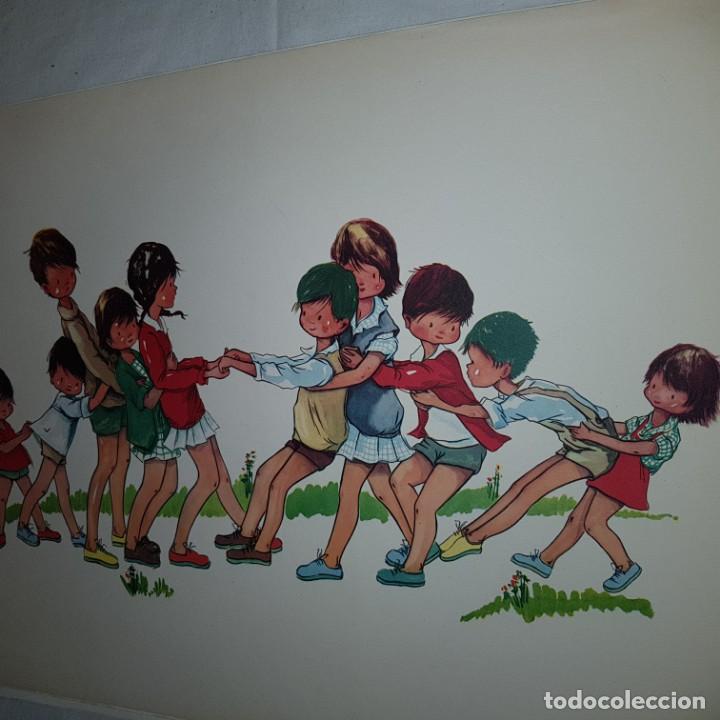 Vintage: 2 LAMINAS JUEGO NI&Ntilde;OS - Foto 2
