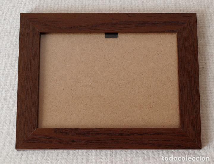 marco portaretratos para dos fotos madera chapa - Compra venta en  todocoleccion