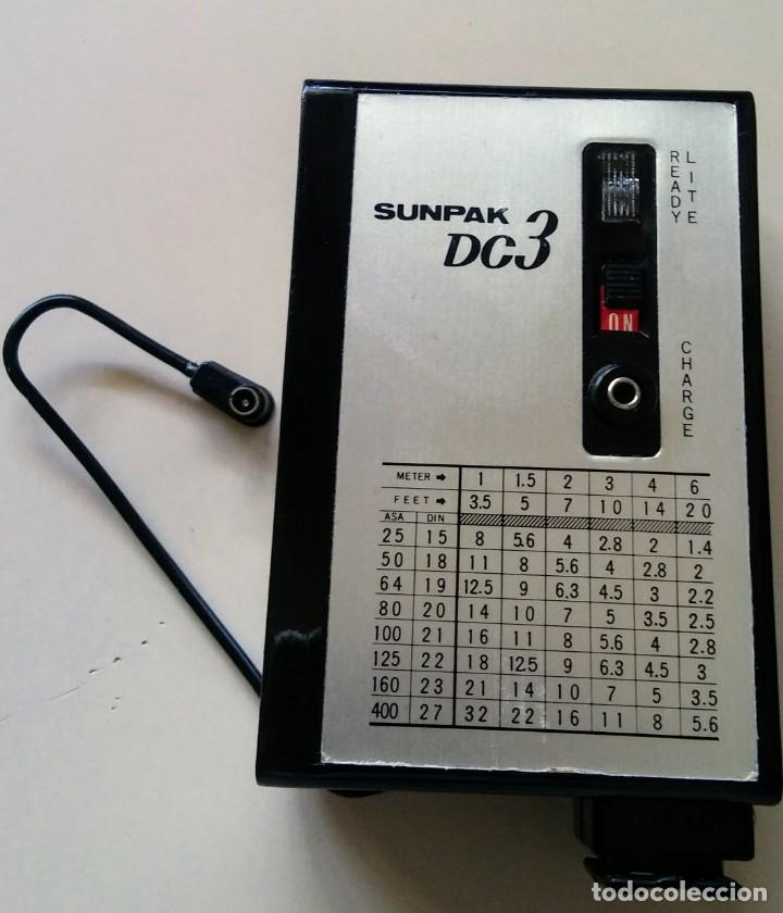 Vintage: FLASH SUNPAK DC3. CON SU FUNDA ORIGINAL - Foto 1