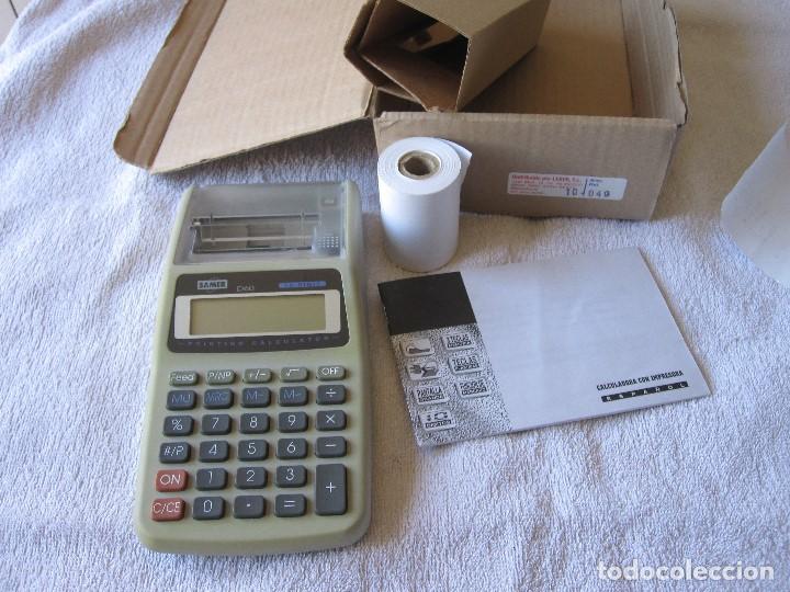 Vintage: CALCULADORA CON IMPRESORA SAMER D60 / &iexcl;&iexcl;&iexcl;&iexcl;&iexcl;NUEVA!!!!!!! - Foto 1