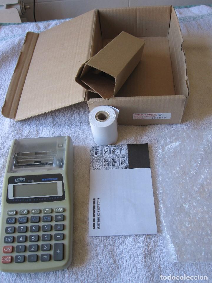 Vintage: CALCULADORA CON IMPRESORA SAMER D60 / &iexcl;&iexcl;&iexcl;&iexcl;&iexcl;NUEVA!!!!!!! - Foto 6