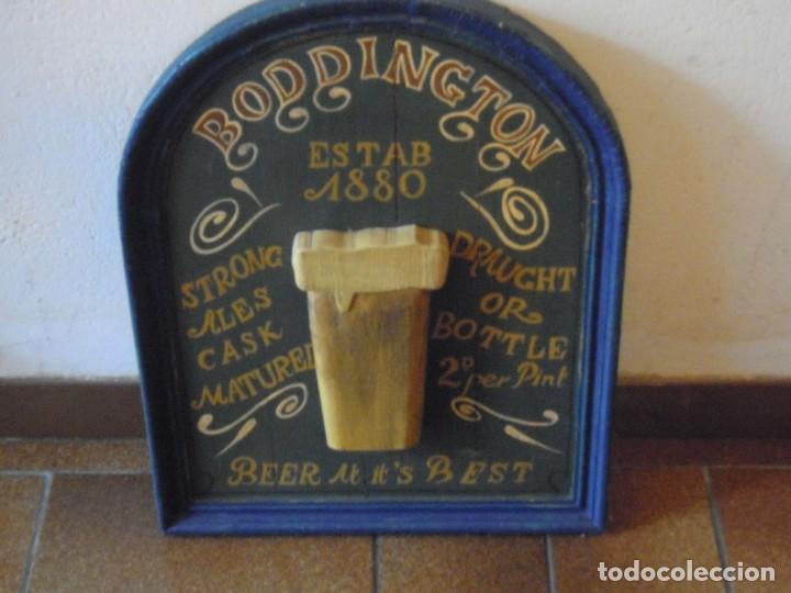 Vintage: cuadro en madera pub ingles - Foto 1