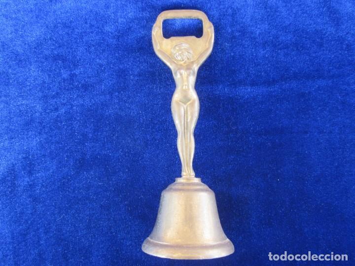 Vintage: Abrebotellas con Campana, Art deco. - Foto 1