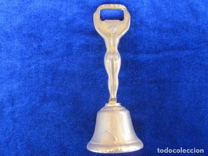 Vintage: Abrebotellas con Campana, Art deco. - Foto 4