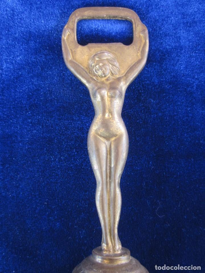 Vintage: Abrebotellas con Campana, Art deco. - Foto 6