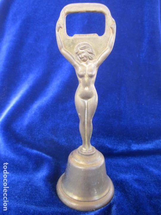 Vintage: Abrebotellas con Campana, Art deco. - Foto 7