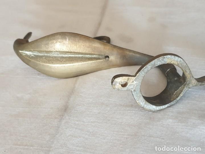 Vintage: Percha serpiente bronce - Foto 7