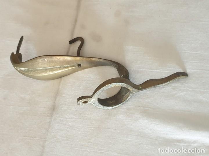 Vintage: Percha serpiente bronce - Foto 10