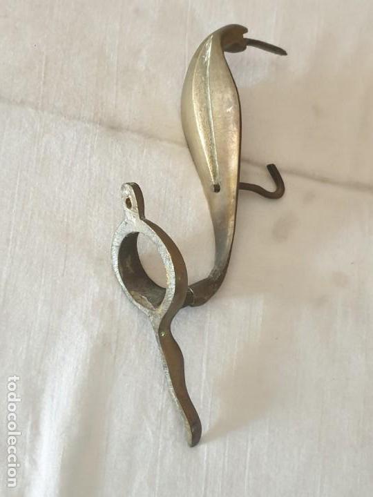 Vintage: Percha serpiente bronce - Foto 3