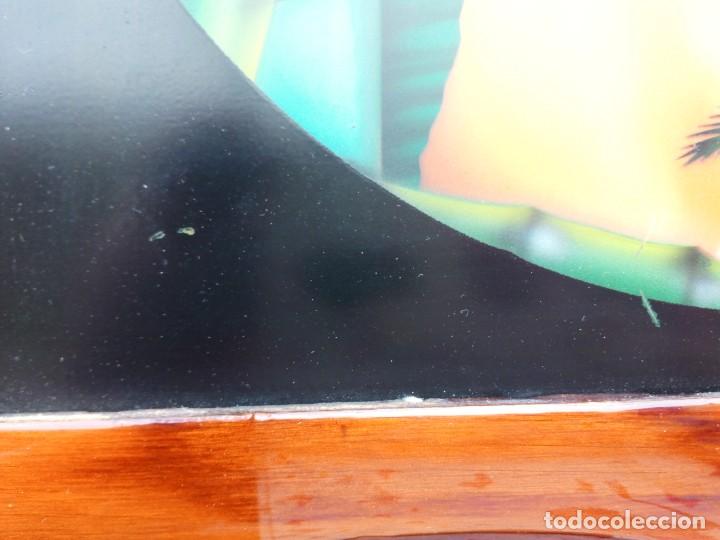 Vintage: Cuadro pintado en cristal - Foto 3