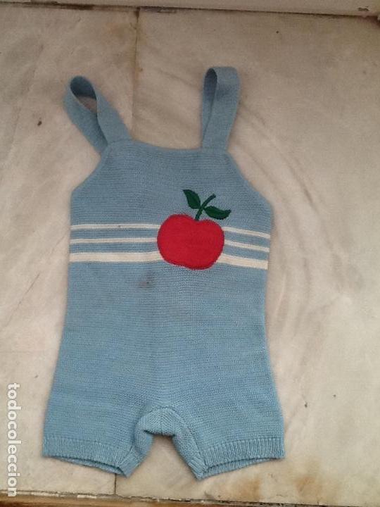 Vintage: TRAJE BEBE DE HILO O PERL&Eacute;, DE LA MARCA PEPA MART&Iacute;. NUEVO!!!!!!