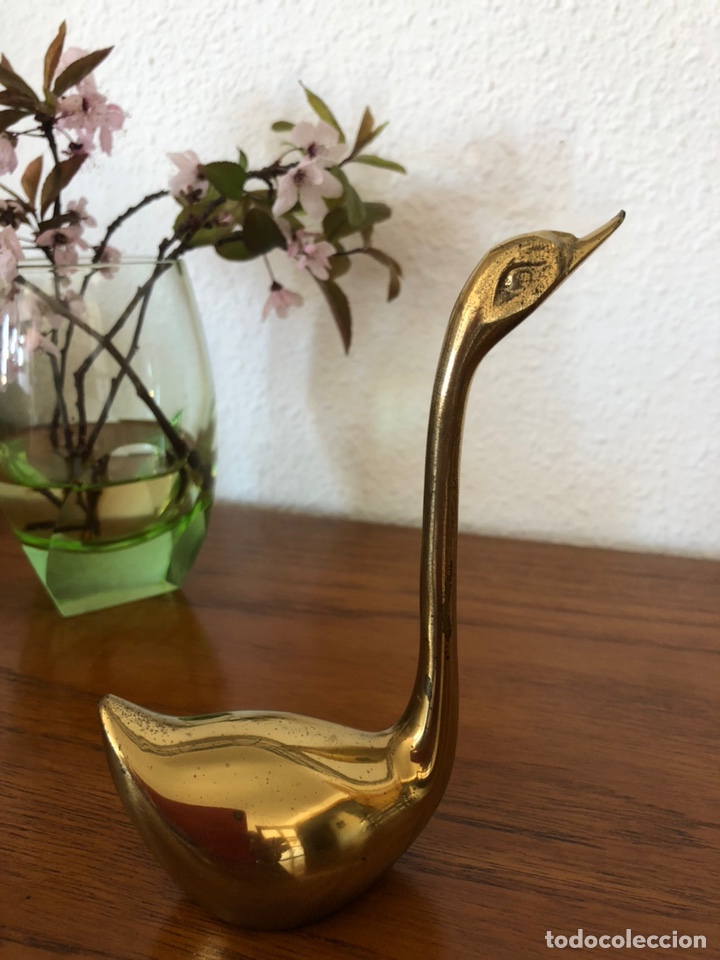 Vintage: Cisne de bronce - Foto 1