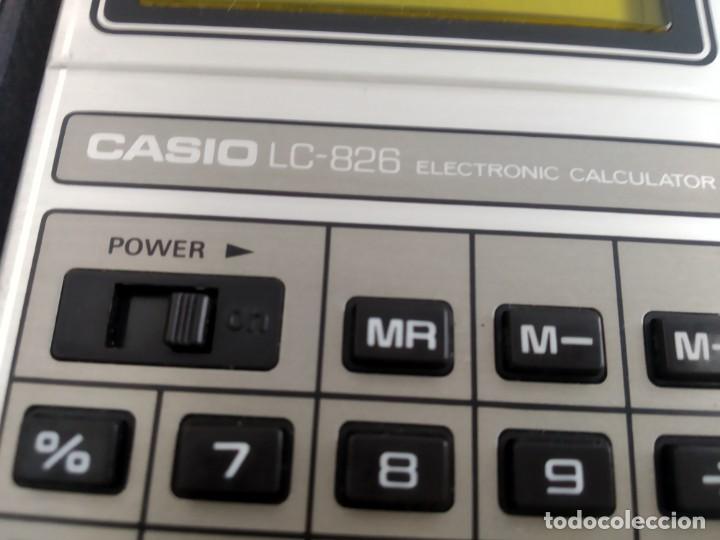 Vintage: ANTIGUA CALCULADORA CASIO  LC 826 - Foto 3