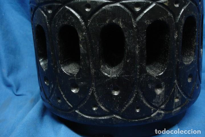 Vintage: GRAN TALLA EN MADERA CON FIRMA - Foto 11