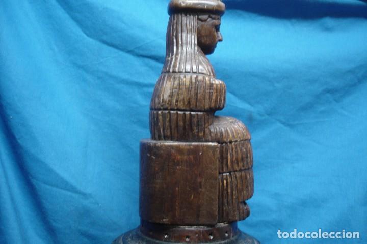 Vintage: GRAN TALLA EN MADERA CON FIRMA - Foto 12