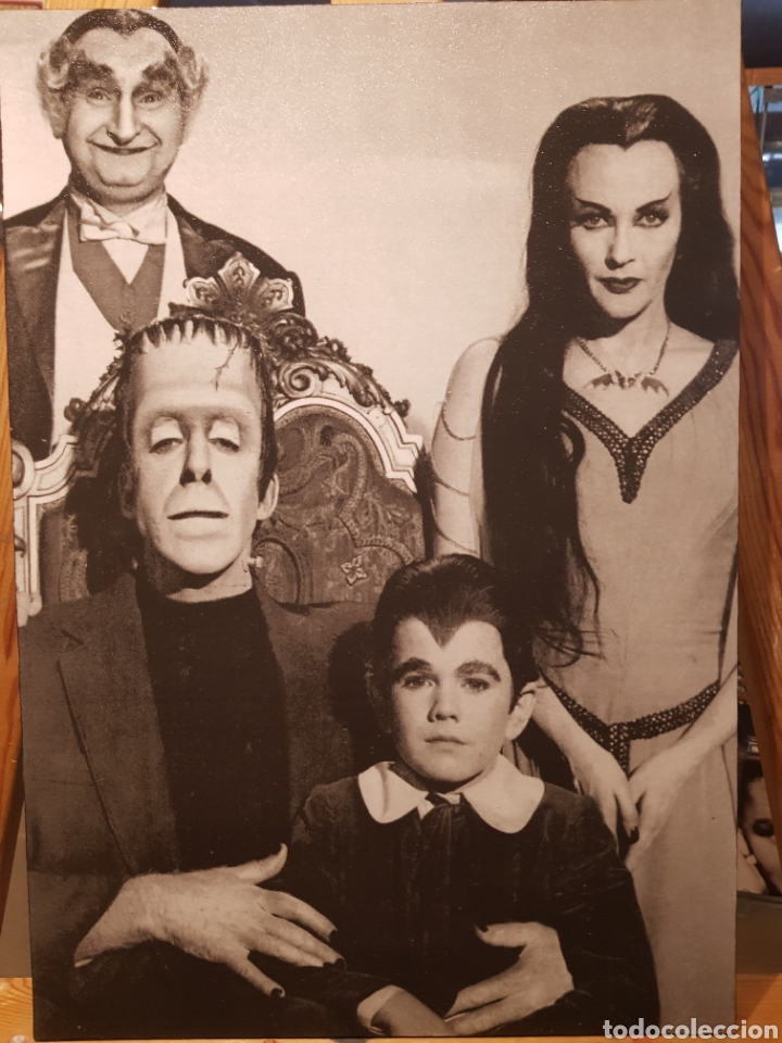 Vintage: La Familia Monster. Cuadro de Cine cl&aacute;sico. Frankenstein.