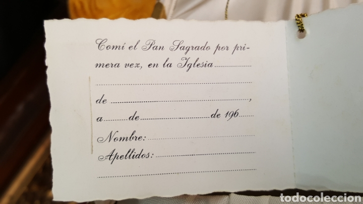Vintage: PRIMERA COMUNI&Oacute;N. ESTUCHE. 1962. - Foto 22