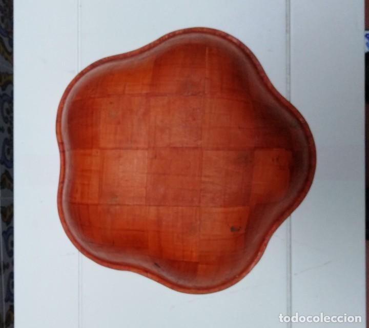 Vintage: frutero bambu forma pentagonal - Foto 4
