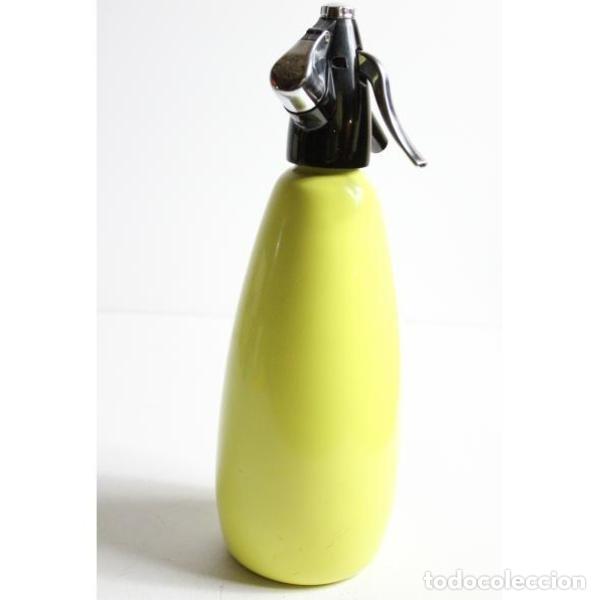 Vintage: Antiguo sif&oacute;n amarillo Sparklets - Foto 6