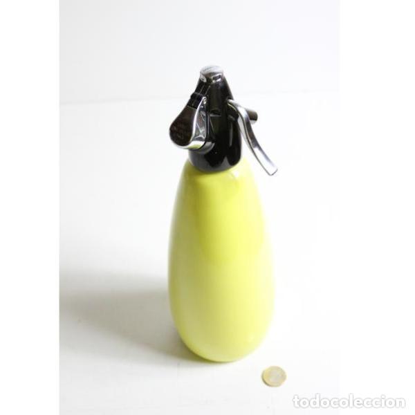 Vintage: Antiguo sif&oacute;n amarillo Sparklets - Foto 7
