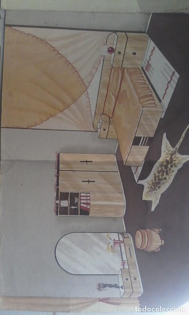 Vintage: acuarelas dise&ntilde;o decoraci&oacute;n de interiores art deco