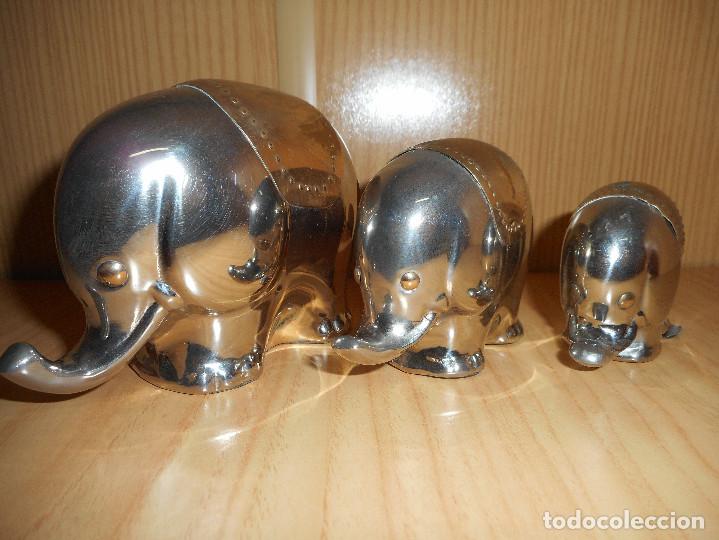 Vintage: Elefantes metal - Foto 3