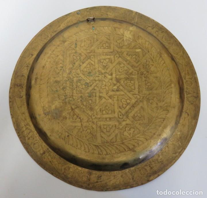 Vintage: PLATO DECORACION METALICO - Foto 2