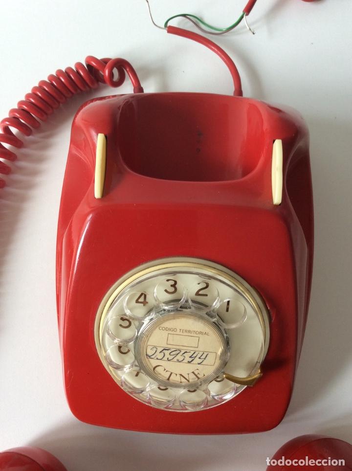 Vintage: TELEFONO HERALDO CITESA ROJO. - Foto 4