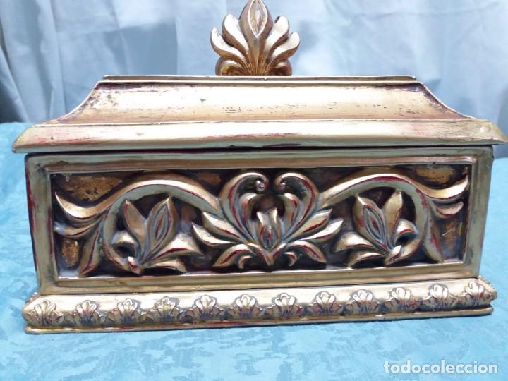 Vintage: CAJA DORADA RESINA - Foto 1