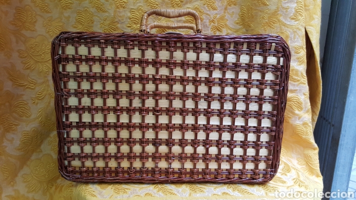 Vintage: CESTA-MALETA DE PICNIC VINTAGE - Foto 12