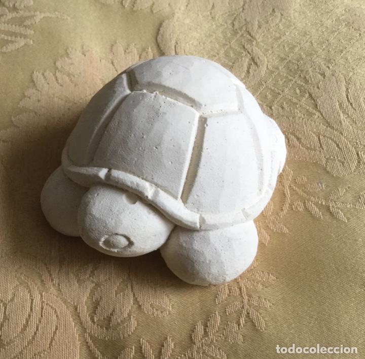 Vintage: TORTUGA TALLADA A MANO EN PIEDRA BLANCA DE LECCE ITALIA
