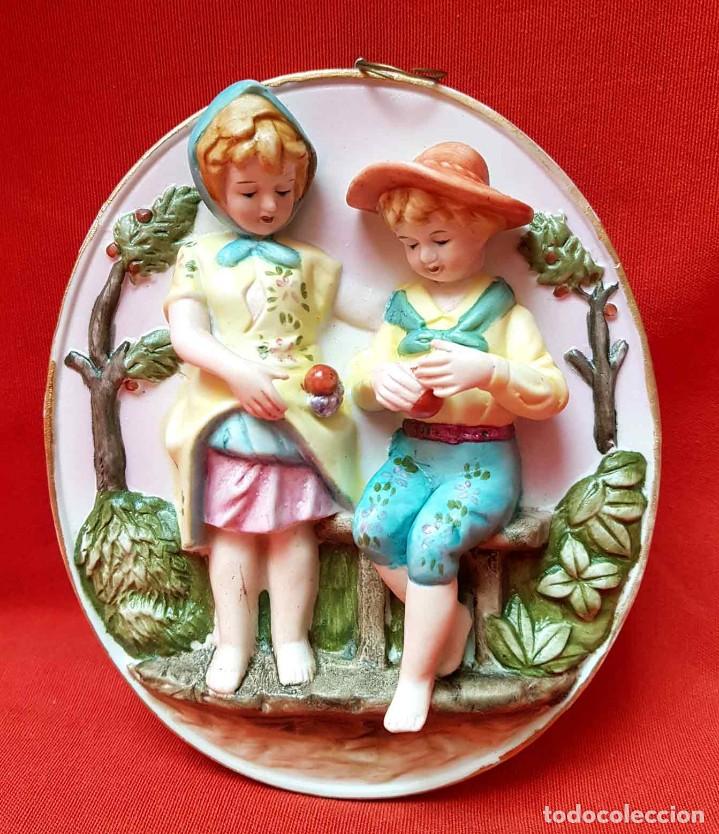 Vintage: FIGURA NI&Ntilde;OS, nueva - Foto 1