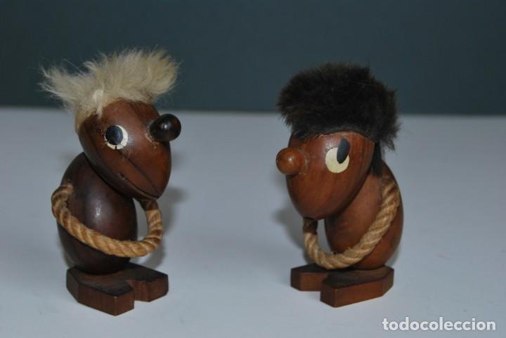 Vintage: OPTIMISTA Y PESIMISTA - PAREJA DE FIGURAS DE HANS BOLLING - DISE&Ntilde;O DAN&Eacute;S - OPTIMIST AND PESSIMIST