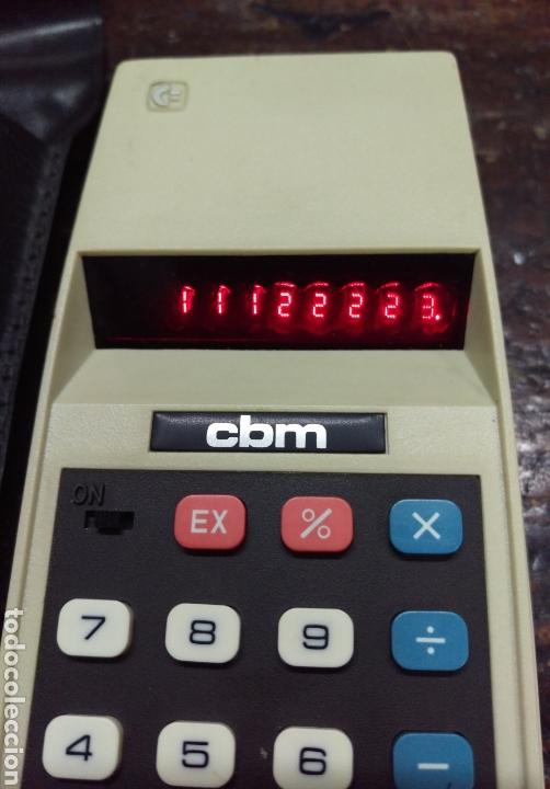 Vintage: Antigua calculadora cbm funciona con funda original - Foto 3