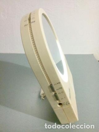 Vintage: espejo con radio transistor interno Philips - Foto 3