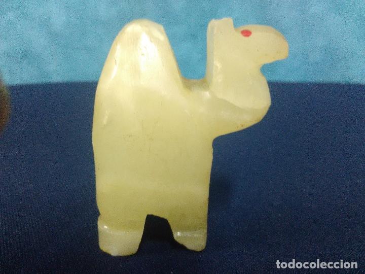 Vintage: PEQUE&Ntilde;O CAMELLO DROMEDARIO MARMOL