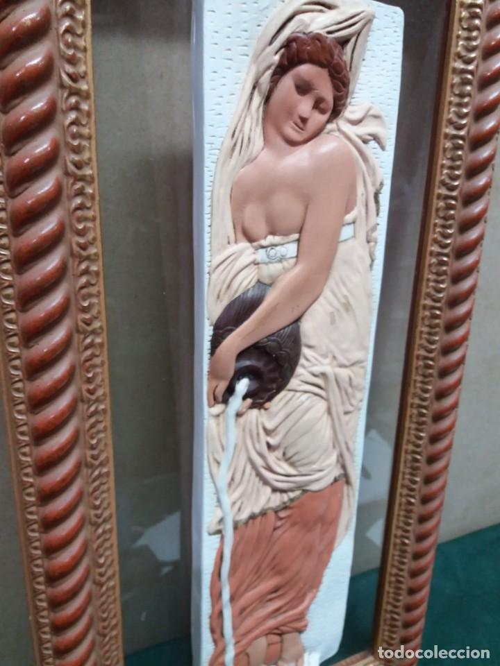 Vintage: CUADRO CRISTAL CON IMAGEN MUJER - Foto 3