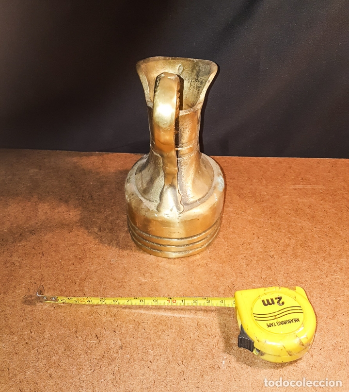 Vintage: JARRA DE BRONCE, ENVIO GRATIS A LA PEN&Iacute;NSULA Y BALEARES ! - Foto 2