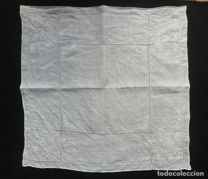 Vintage: Vintage pa&ntilde;uelo bordado a mano