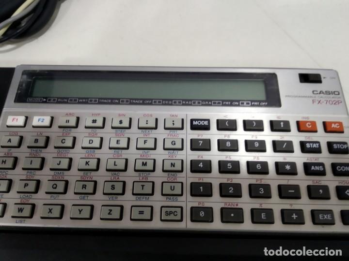 Vintage: ANTIGUA CALCULADORA CASIO CON  FX 702 P CON INTERFACE - Foto 3